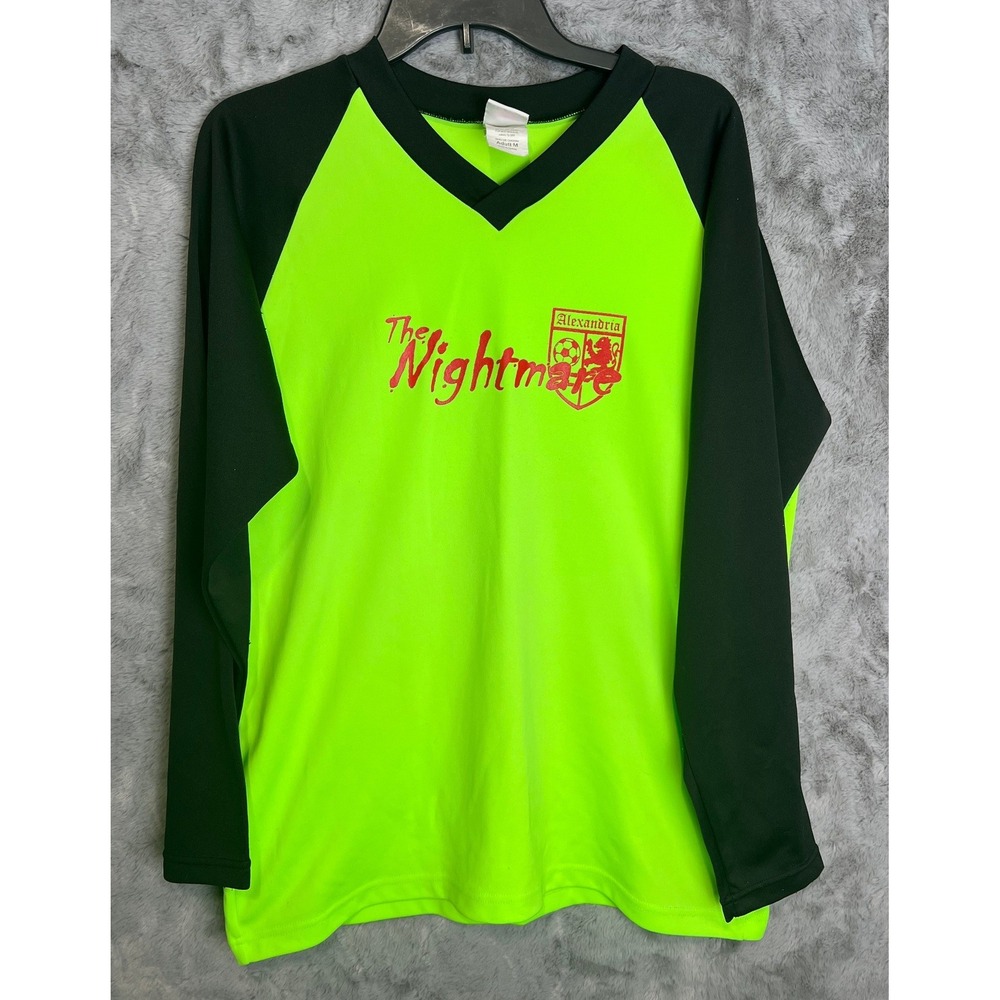 High Five Sportswear Neon Green Black Nightmare Alexandria Soccer Jersey Adult M